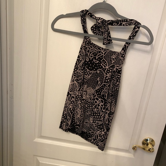 Polka dot silky halter top - Picture 2 of 3